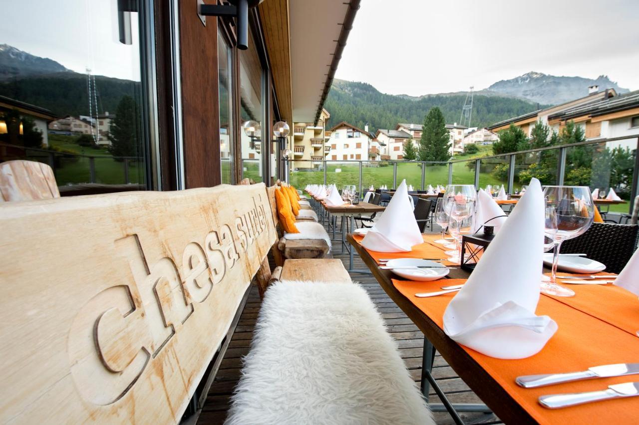 Hotel Chesa Surlej Silvaplana Exterior foto